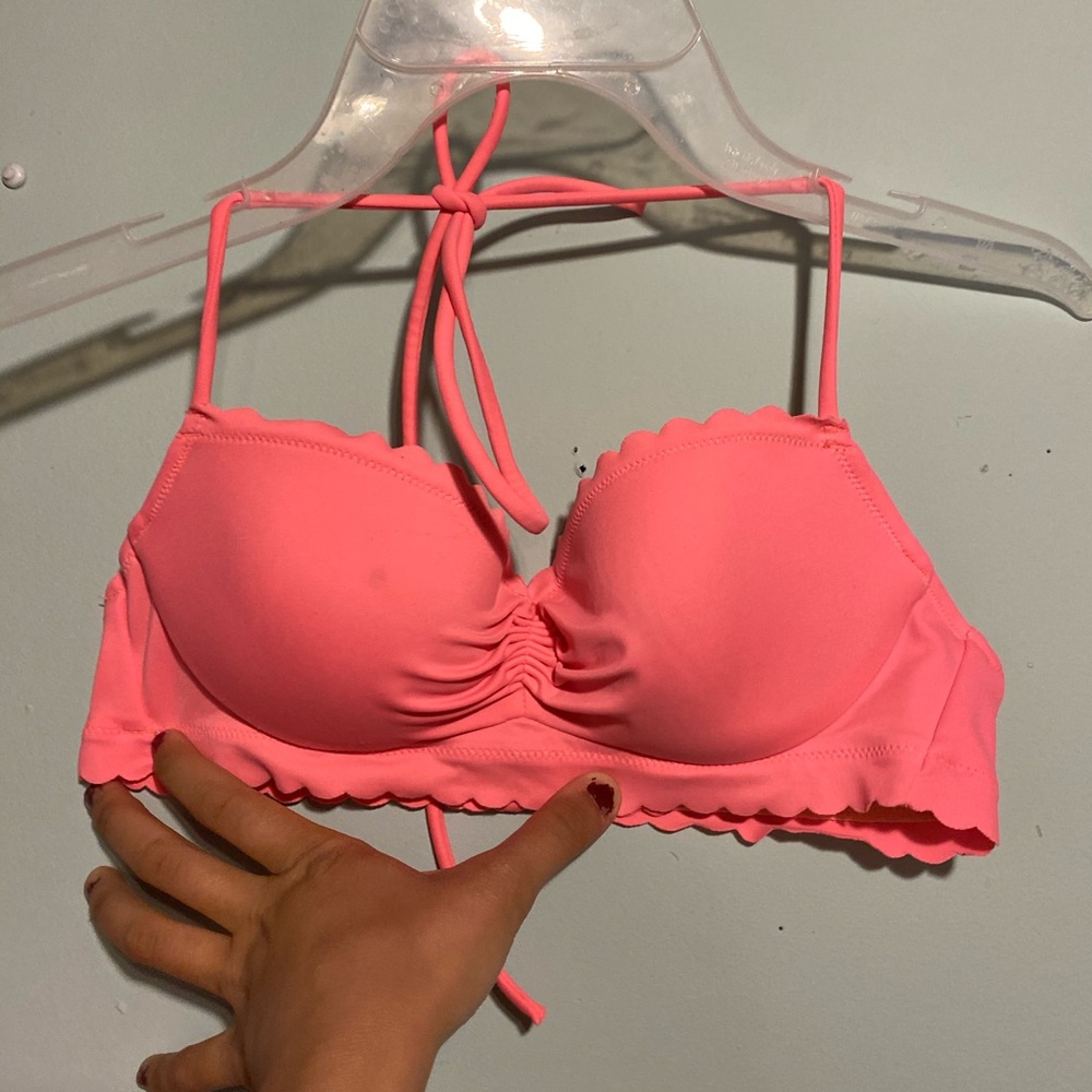 Pink/Coral Bathing Suit Top